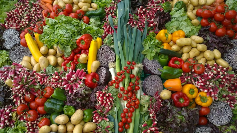 huge selection of vegetables